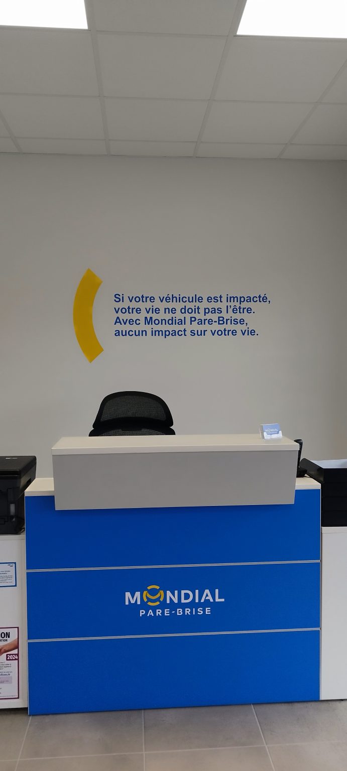 Signalétique intérieur Mondial Pare Brise Vendée
