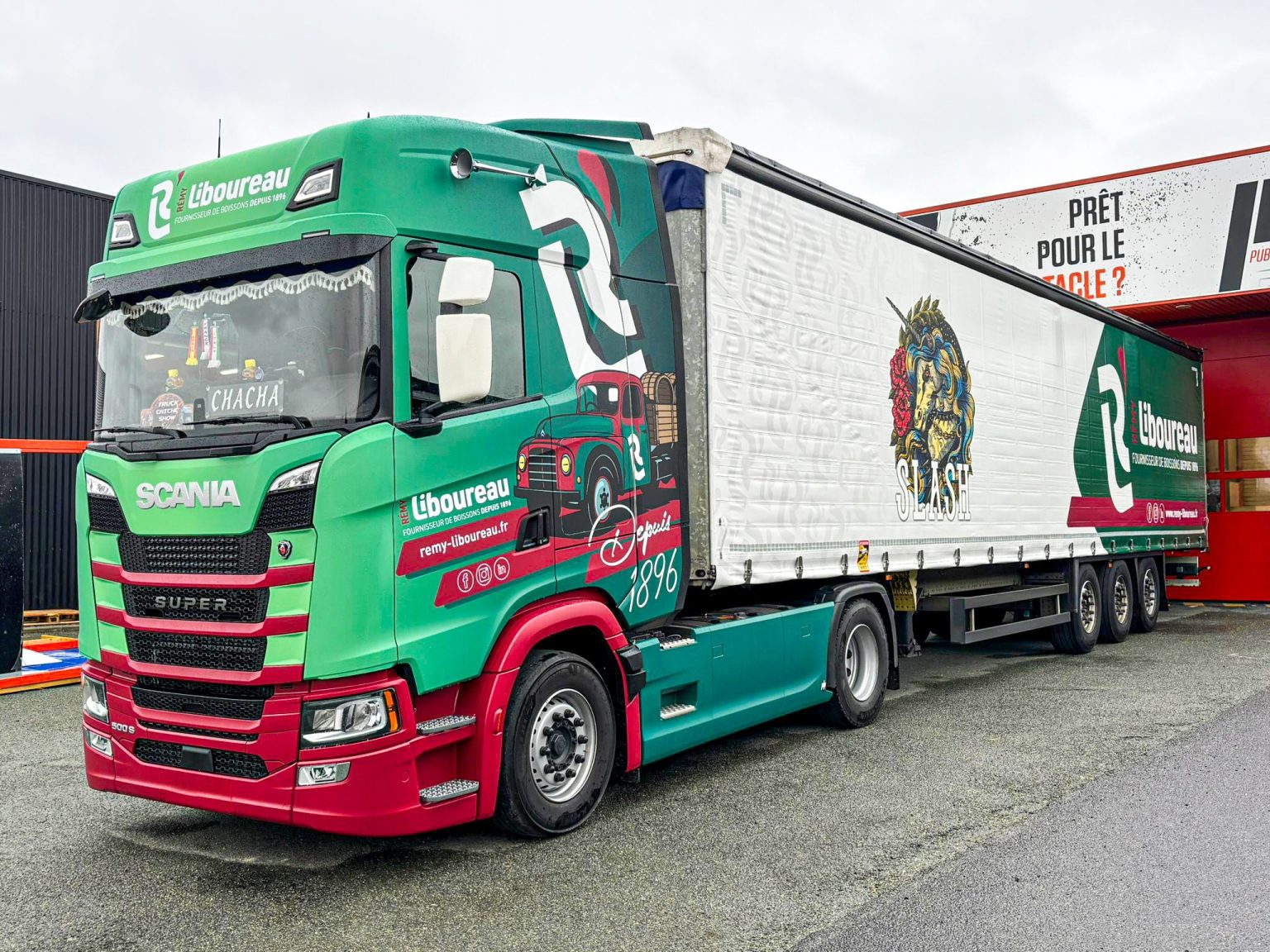 Total Covering Semi-remorque pour Remy Liboureau